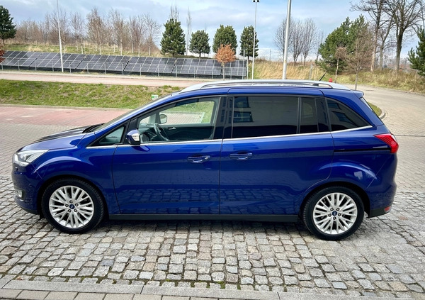 Ford Grand C-MAX cena 52900 przebieg: 144000, rok produkcji 2016 z Wałbrzych małe 781